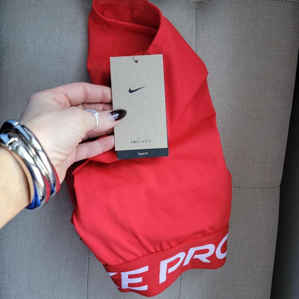 NWT NIKE PRO women's cropped long sleeved training top - Picture 8 of 8